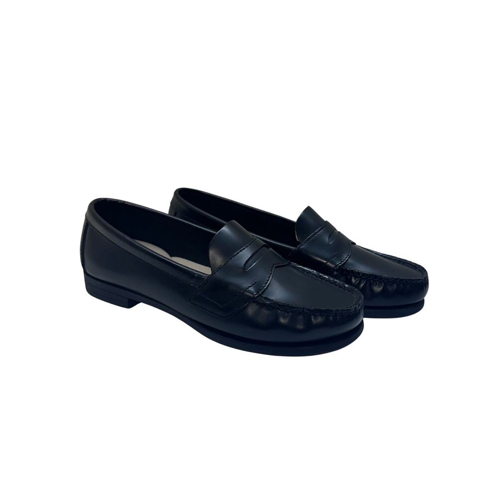 NIB Eastland Black Leather Penny Loafers Womens 5.5 Old Money Prep Chic Modern - Picture 12 of 12